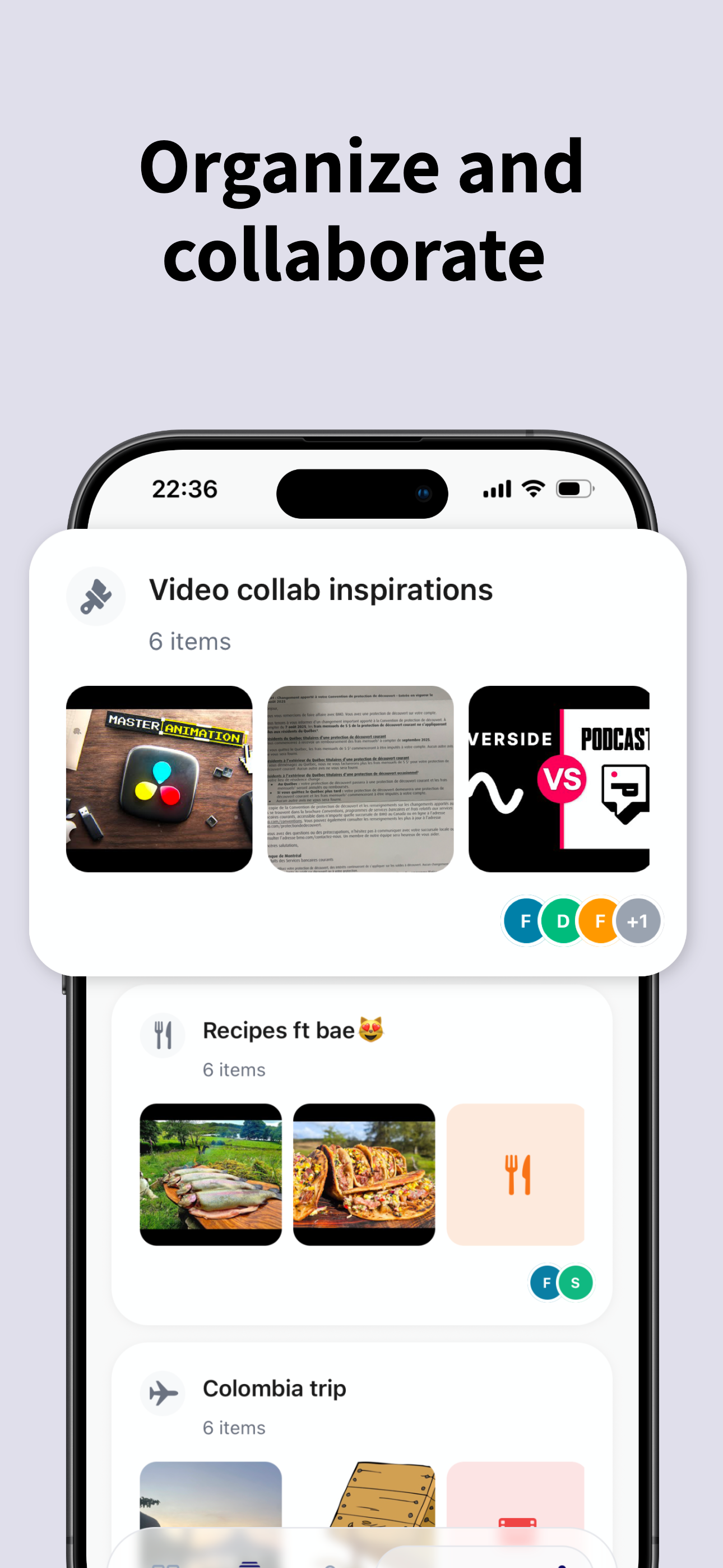 Organize and collaborate - Boards